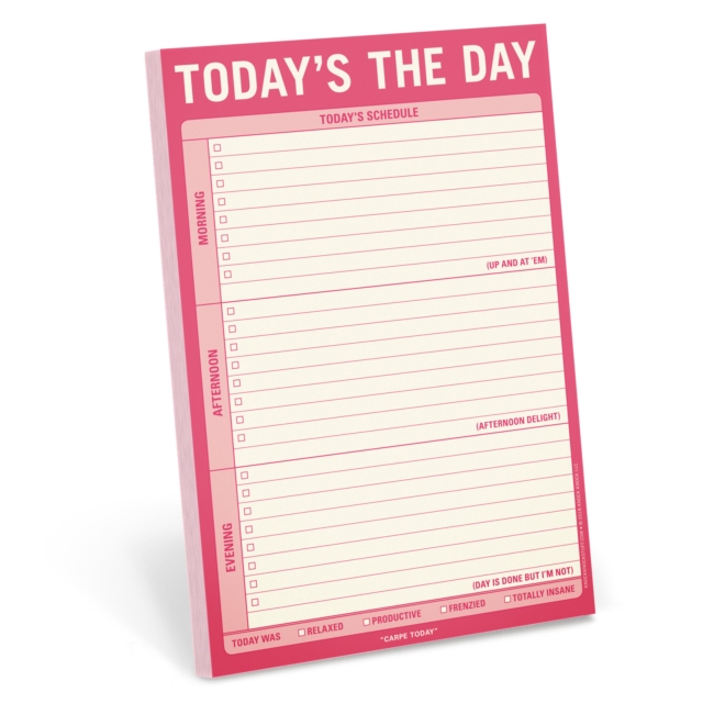 Knock Knock Today's The Day Pad, Other printed item Book