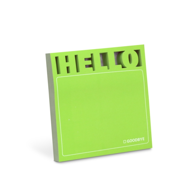 Knock Knock Hello Diecut Sticky Note, Other printed item Book