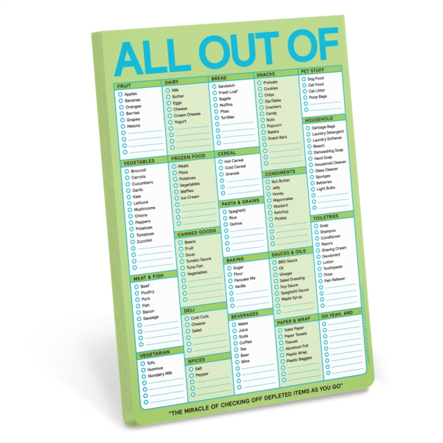 Knock Knock All Out Of Pad with Magnet (Pastel Edition), Other printed item Book