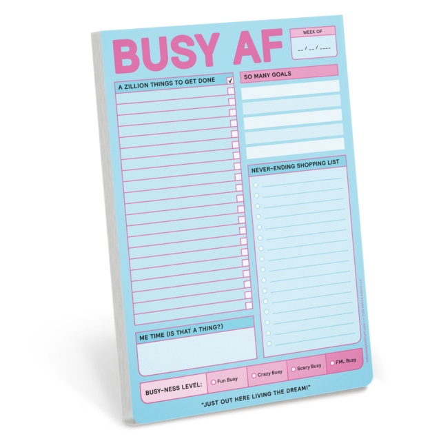 Knock Knock Busy AF Pad, Other printed item Book