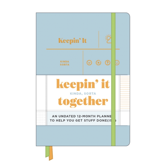 Knock Knock Keepin’ It Kinda, Sorta Together Large Hardcover Planner, Diary or journal Book