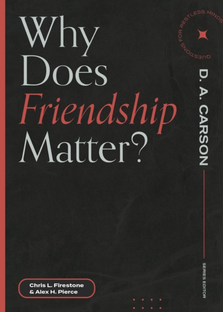 Why Does Friendship Matter?, EPUB eBook