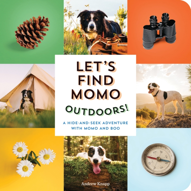 Let's Find Momo Outdoors! : A Hide and Seek Adventure with Momo and Boo, Board book Book