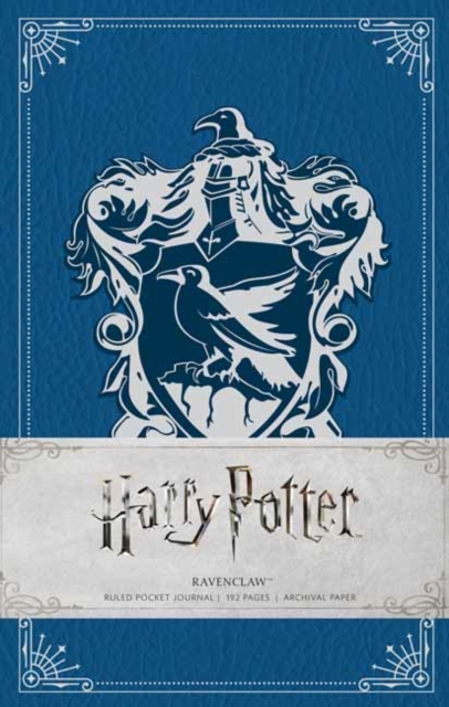 Harry Potter: Ravenclaw Ruled Pocket Journal, Hardback Book