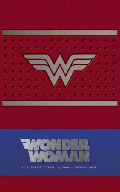 Wonder Woman Ruled Pocket Journal, Hardback Book
