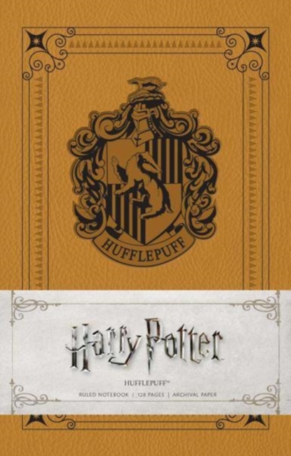 Harry Potter: Hufflepuff Ruled Notebook, Notebook / blank book Book