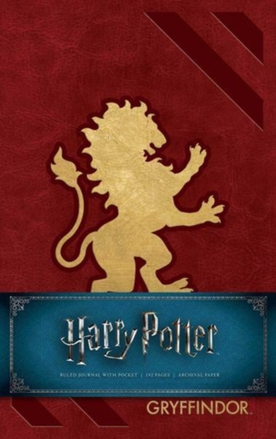 Harry Potter Gryffindor Hardcover Ruled Journal : Redesign, Notebook / blank book Book