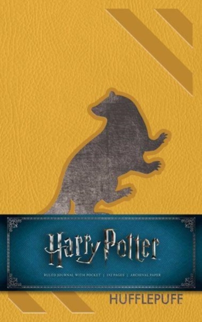 Harry Potter Hufflepuff Hardcover Ruled Journal : Redesign, Notebook / blank book Book