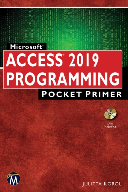 Microsoft Access 2019 Programming Pocket Primer, PDF eBook