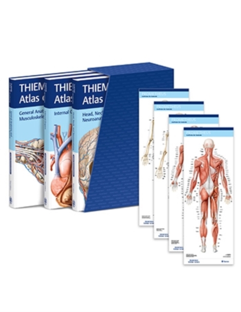 THIEME Atlas of Anatomy, Latin Nomenclature, Three Volume Set, Third Edition, Hardback Book