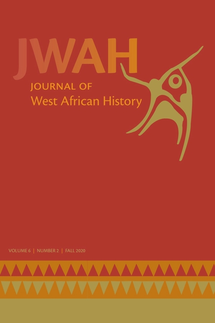 Journal of West African History 6, No. 2, Paperback / softback Book