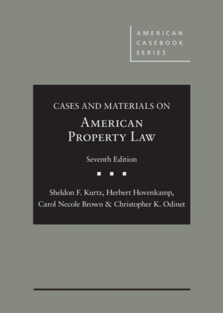Cases and Materials on American Property Law, Hardback Book