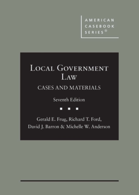 Local Government Law : Cases and Materials, Hardback Book