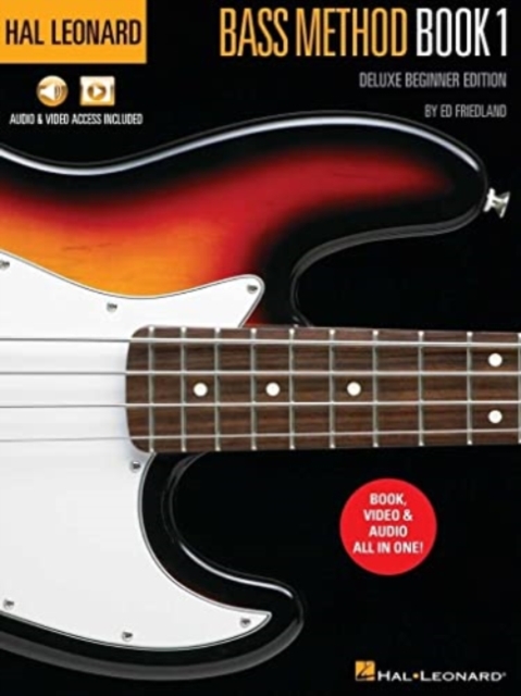 Hal Leonard Bass Method Book 1 : Deluxe Beginner Edition Audio & Video Access Included, Multiple-component retail product Book