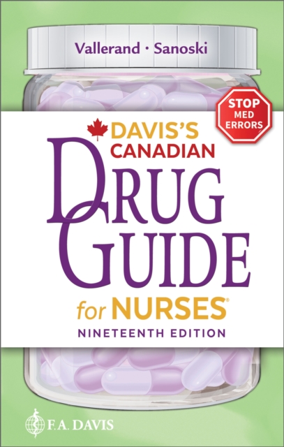 Davis's Canadian Drug Guide for Nurses, Paperback / softback Book