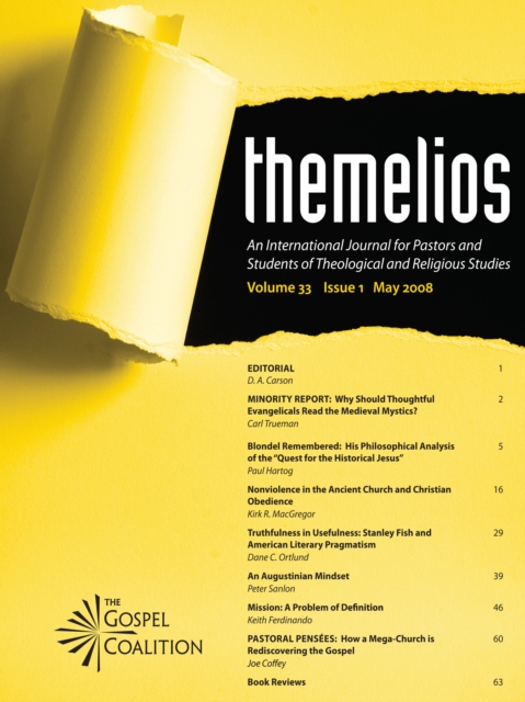Themelios, Volume 33, Issue 1, PDF eBook