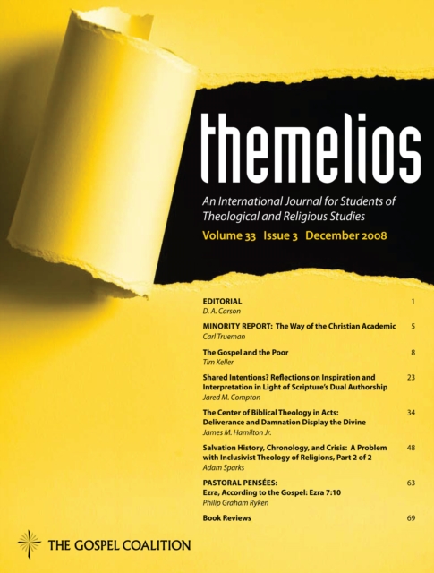 Themelios, Volume 33, Issue 3, PDF eBook