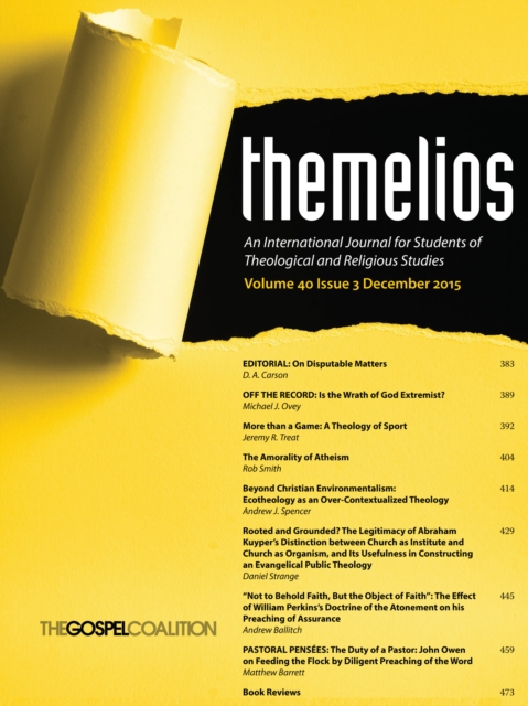 Themelios, Volume 40, Issue 3, PDF eBook