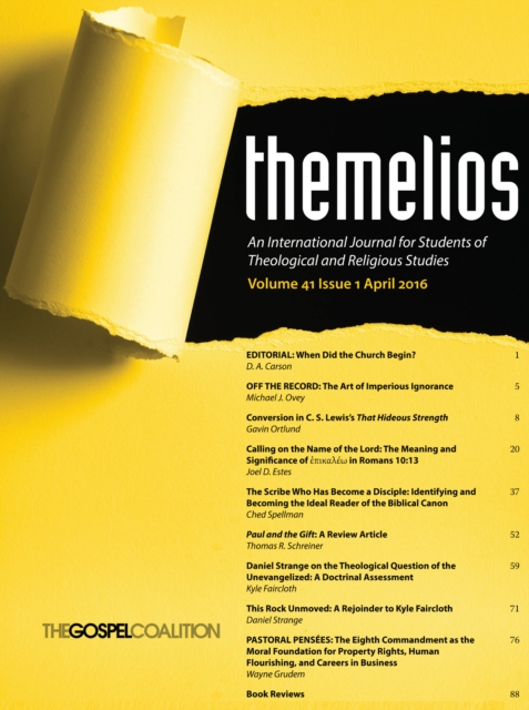 Themelios, Volume 41, Issue 1, PDF eBook