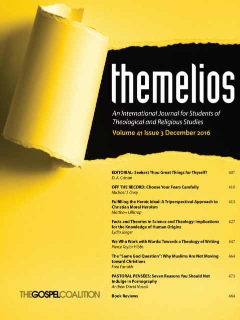 Themelios, Volume 41, Issue 3, PDF eBook