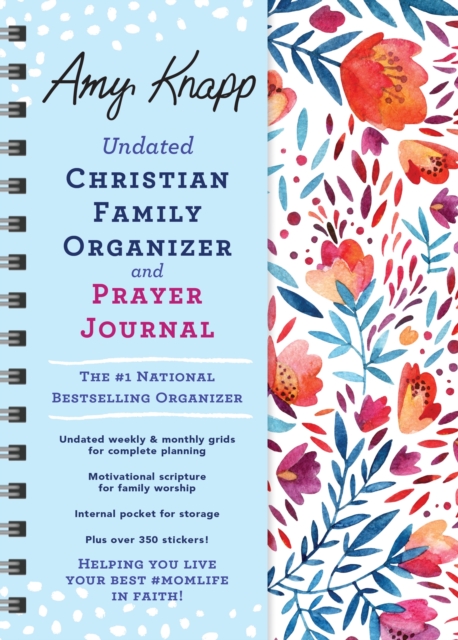 Amy Knapp Undated Christian Family Organizer and Prayer Journal, Calendar Book