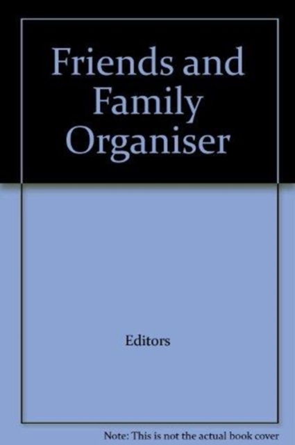 Friends and Family Organiser, Miscellaneous print Book