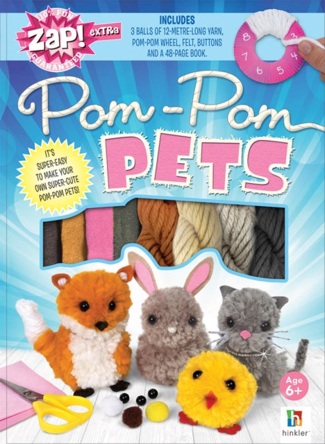 Zap! Extra Pom-Pom Pets, Kit Book
