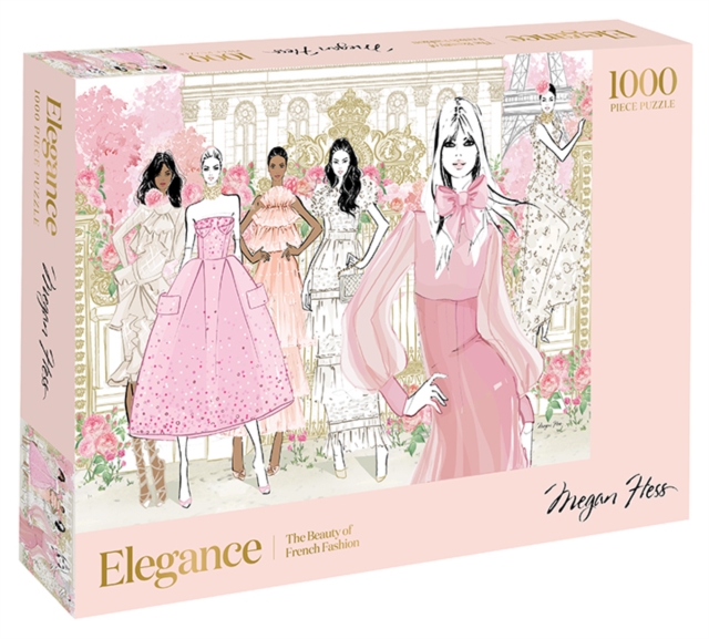 Elegance: 1000-Piece Puzzle : The Beauty of French Fashion, Jigsaw Book