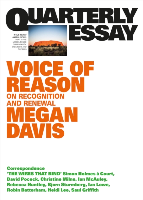 Voice of Reason : On Recognition and Renewal: Quarterly Essay 90, EPUB eBook
