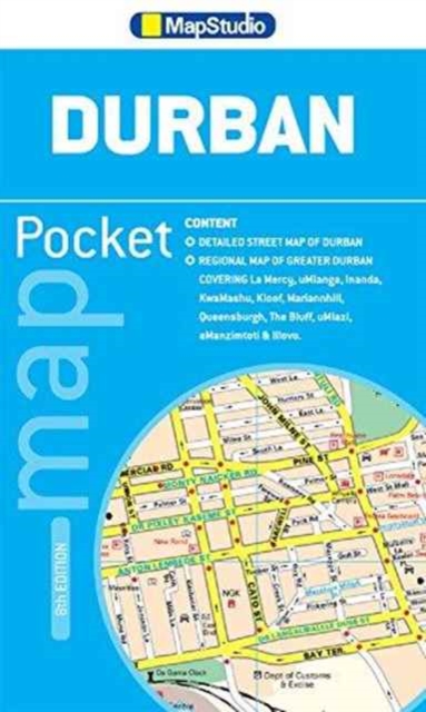 Pocket tourist map Durban, Sheet map, folded Book