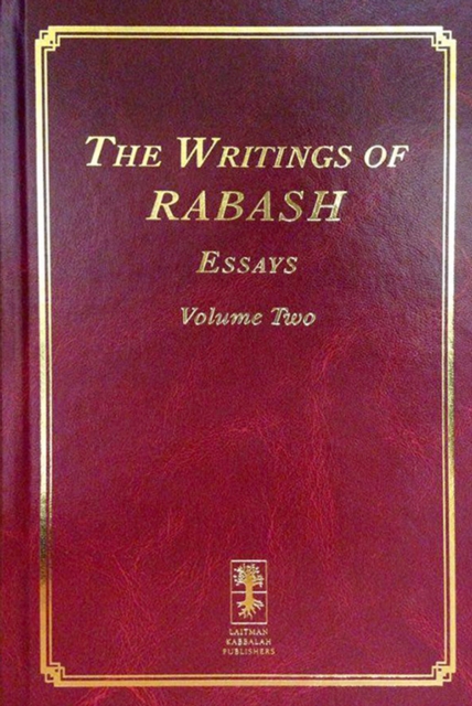 Writings of RABASH : Letters Volume One, Hardback Book