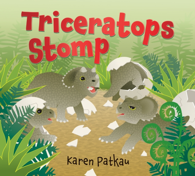 Triceratops Stomp, Hardback Book