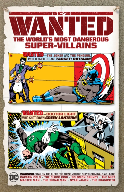 DC's Wanted: The World's Most Dangerous Supervillains, Hardback Book