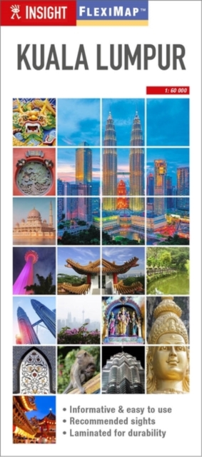 Insight Guides Flexi Map Kuala Lumpur, Sheet map Book