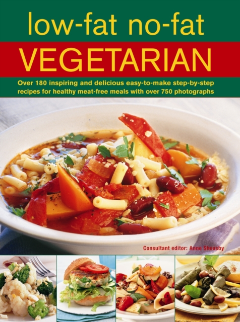 Low-fat, No-fat Vegetarian, Paperback / softback Book
