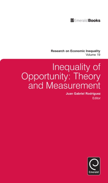 Inequality of Opportunity : Theory and Measurement, PDF eBook