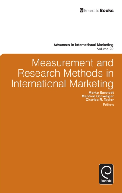 Measurement and Research Methods in International Marketing, Hardback Book