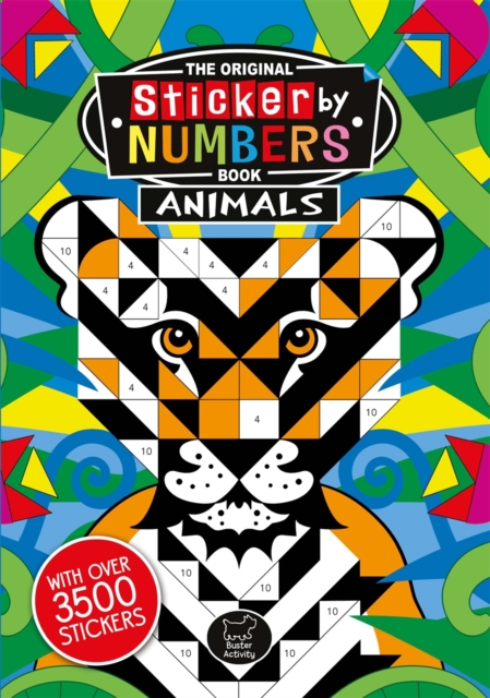 Sticker by Numbers Animals, Paperback Book