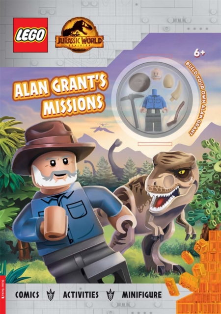 LEGO® Jurassic World™: Alan Grant’s Missions: Activity Book with Alan Grant minifigure, Paperback / softback Book