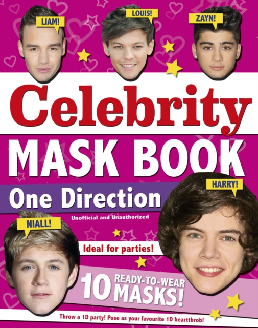 One Direction Mask Book, Paperback / softback Book