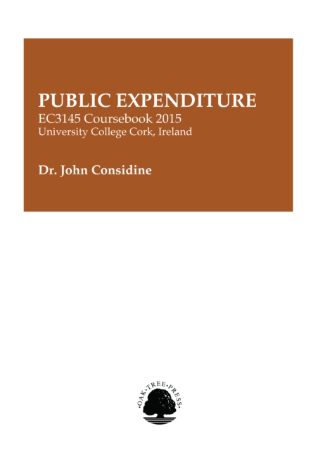 Public Expenditure EC3145 Coursebook 2015, EPUB eBook