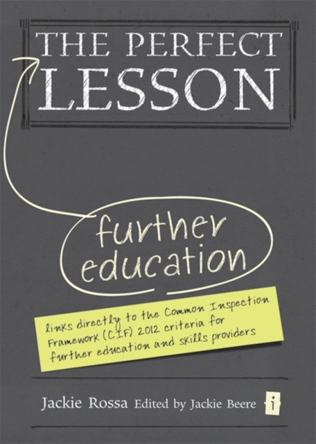 The Perfect Further Education Lesson, Hardback Book