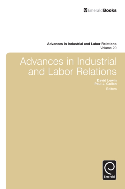 Advances in Industrial & Labor Relations, EPUB eBook