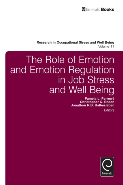 The Role of Emotion and Emotion Regulation in Job Stress and Well Being, Hardback Book