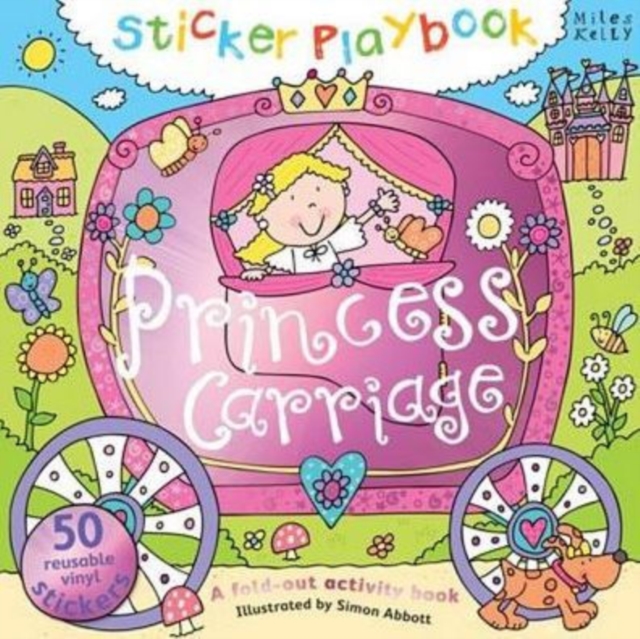 Sticker Playbook Princess Carriage, Hardback Book