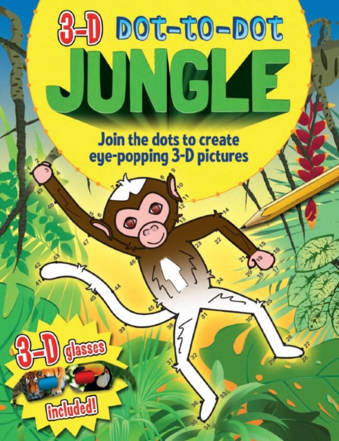 3-D Dot-to-dot: Jungle : Join the Dots to Create Eye-popping 3-D Pictures, Mixed media product Book