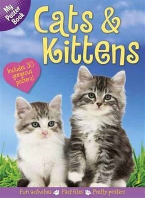 Cats & Kitens Poster Book, Hardback Book