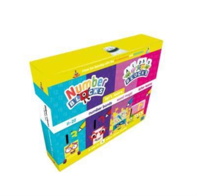 Numberblocks and Alphablocks: Let's Learn Numbers and Letters Set : 4 Wipe-clean books with pens included, Boxed pack Book