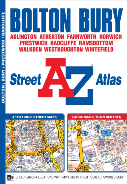 Bolton and Bury A-Z Street Atlas, Paperback / softback Book