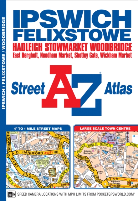 Ipswich and Felixstowe A-Z Street Atlas, Paperback / softback Book